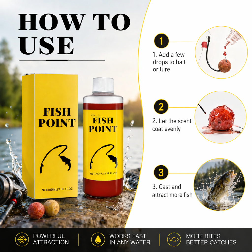 🎣 Concentrated Fish Attractant Liquid – 🐟Fast-Acting Red Worm Formula