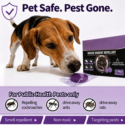 🐭12-Pack Rodent Repellent Balls for Home Kitchen Effective Pest Control Solution