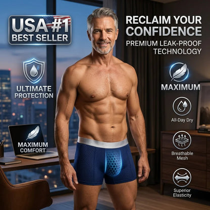 【Buy 3 Get 2 Free】-2026 HOT SALE🔥Sfrcord™ Premium Leakproof lceSilk Mesh Men's Boxer