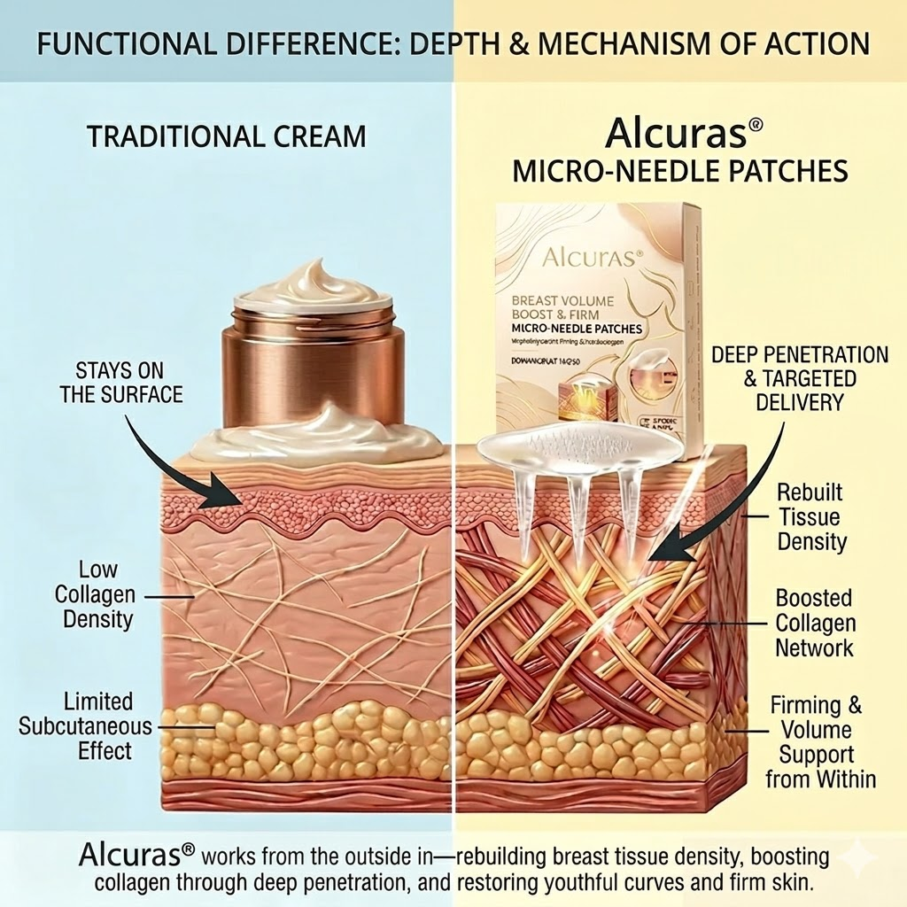 Alcuras® Targeted Breast & Buttock Enhancement Advanced Nano Microneedle Patch