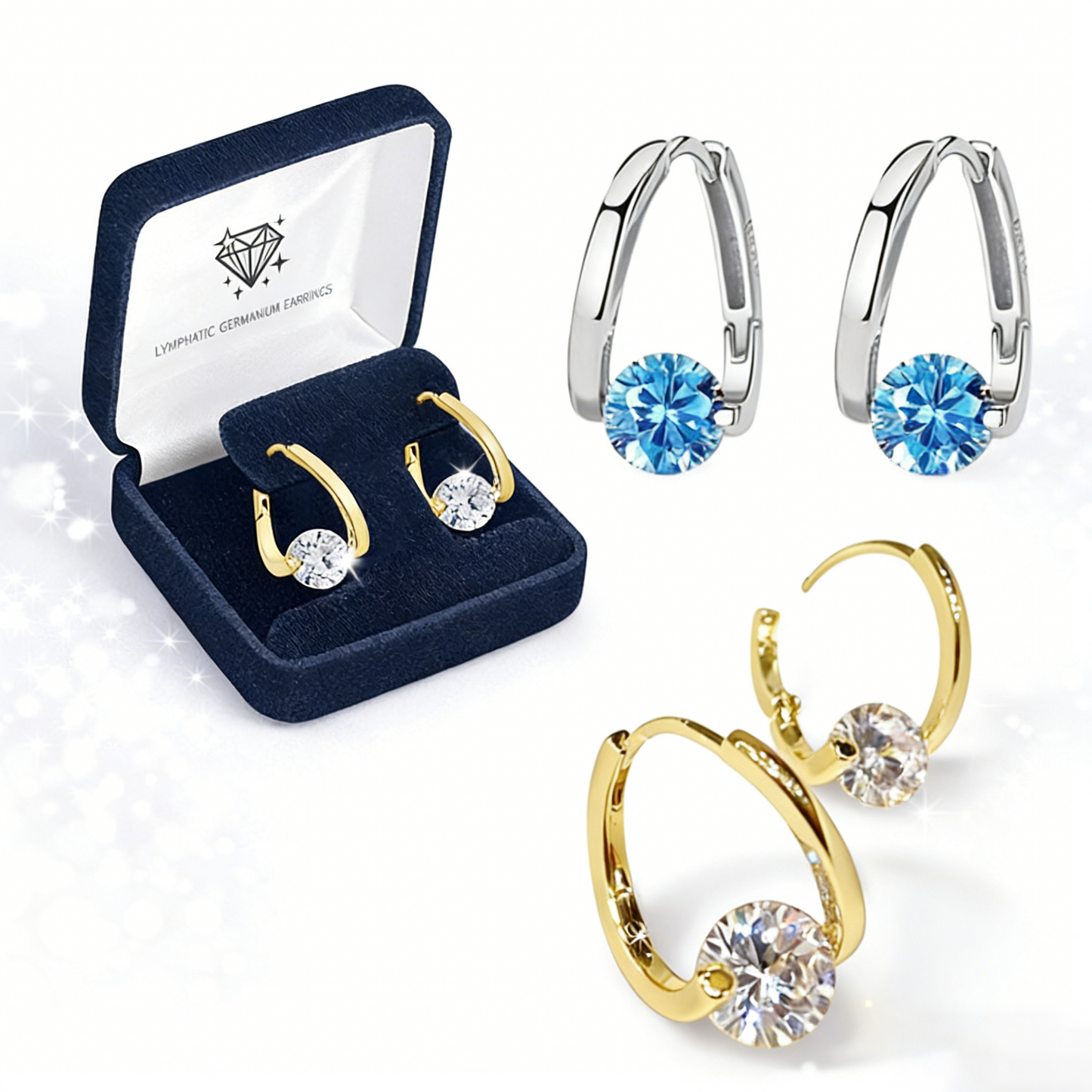 🔥SUPPER FLASH SALESALEOFF TO 70% OFF🔥Histone Lymphvitic MagneTherapy Germanium Earrings