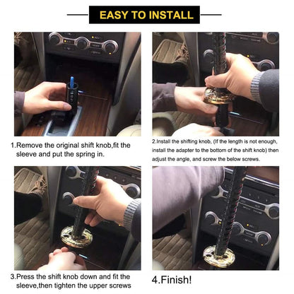 Universal Katana Gear Shift Lever – Samurai Sword Handle with 4 Adapters