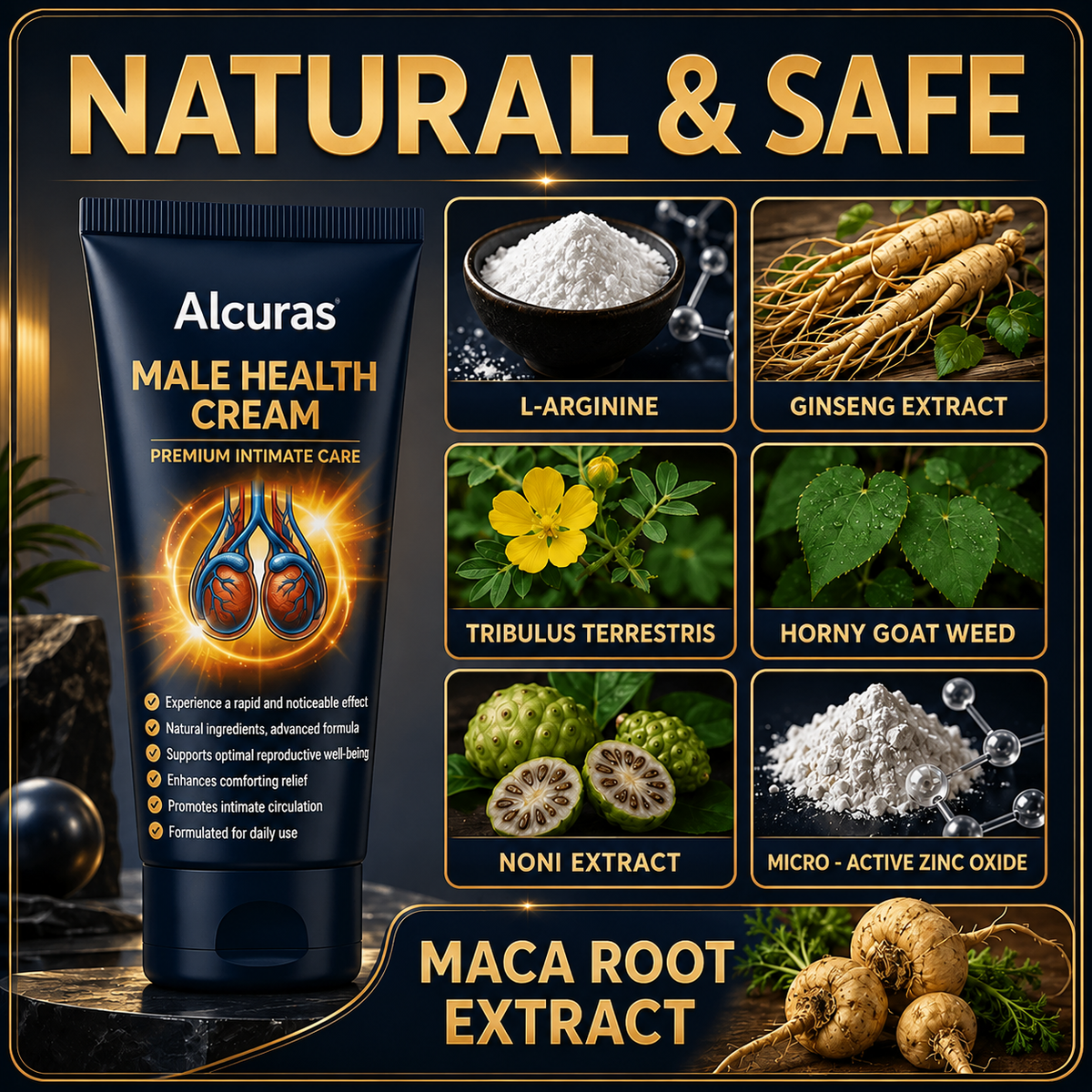 Alcuras® Rock-Hard in 41 Seconds Without Pills, Planning, or Apologies