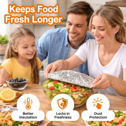 Aluminum Foil Heat Shield Covers – No Plastic 🥘
