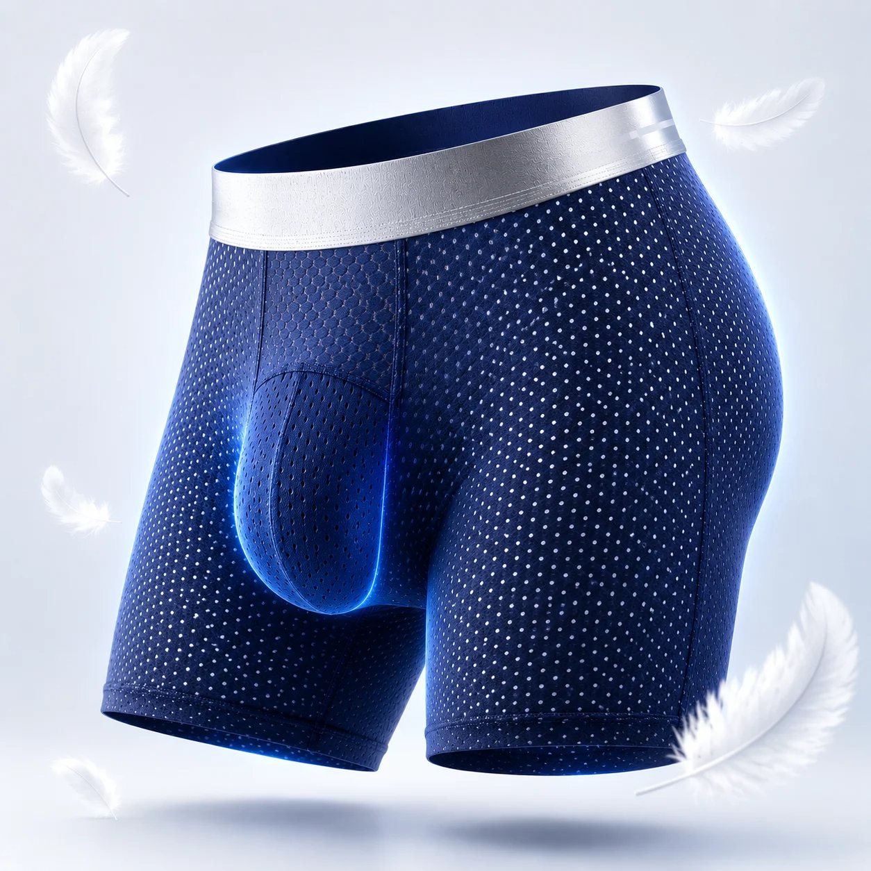 【Buy 3 Get 2 Free】-2026 HOT SALE🔥Sfrcord™ Premium Leakproof lceSilk Mesh Men's Boxer