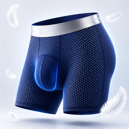 【Buy 3 Get 2 Free】-2026 HOT SALE🔥Sfrcord™ Premium Leakproof lceSilk Mesh Men's Boxer