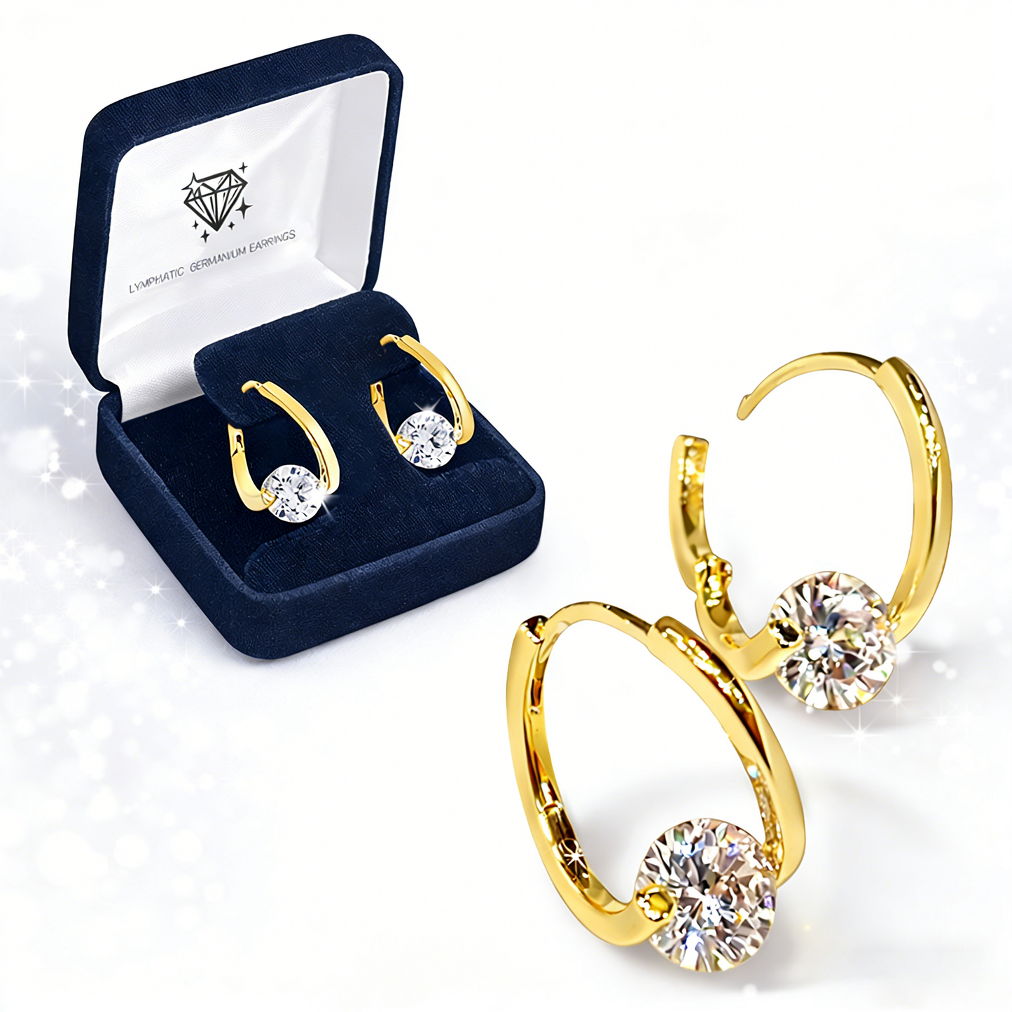 🔥SUPPER FLASH SALESALEOFF TO 70% OFF🔥Histone Lymphvitic MagneTherapy Germanium Earrings