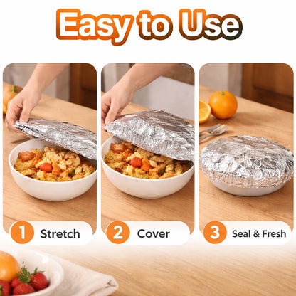 Aluminum Foil Heat Shield Covers – No Plastic 🥘