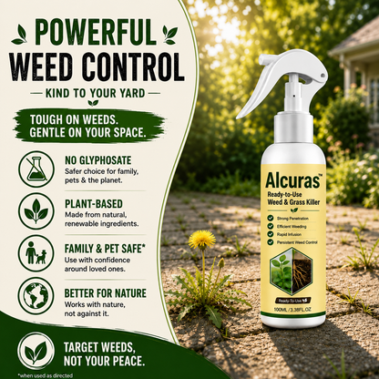 🏆 New Upgrade | Alcuras™ Ready-to-Use Weed & Grass Killer