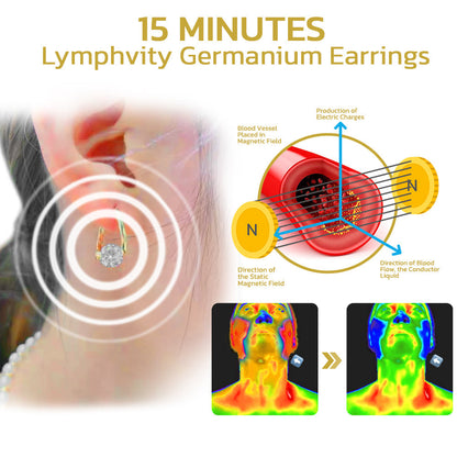 🔥SUPPER FLASH SALESALEOFF TO 70% OFF🔥Histone Lymphvitic MagneTherapy Germanium Earrings