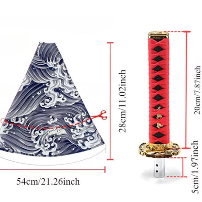 Universal Katana Gear Shift Lever – Samurai Sword Handle with 4 Adapters