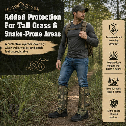 🌿 Snake-Resistant Outdoor Leg Gaiters🌿