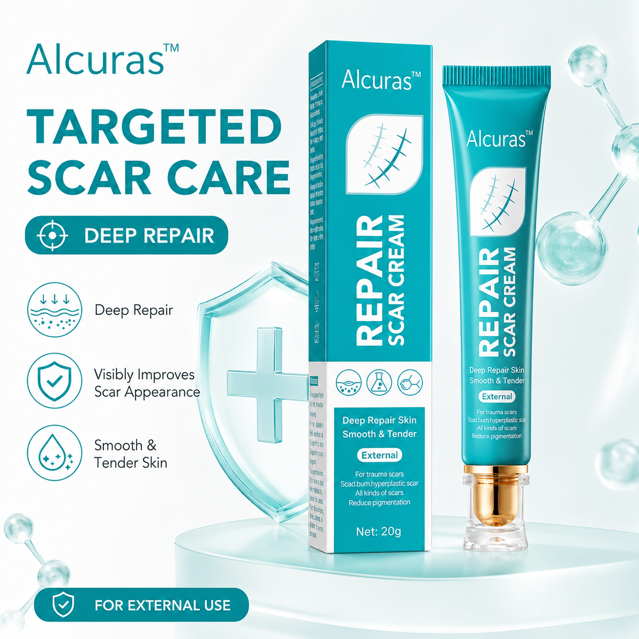 Alcuras™  Deep Repair Scar Cream