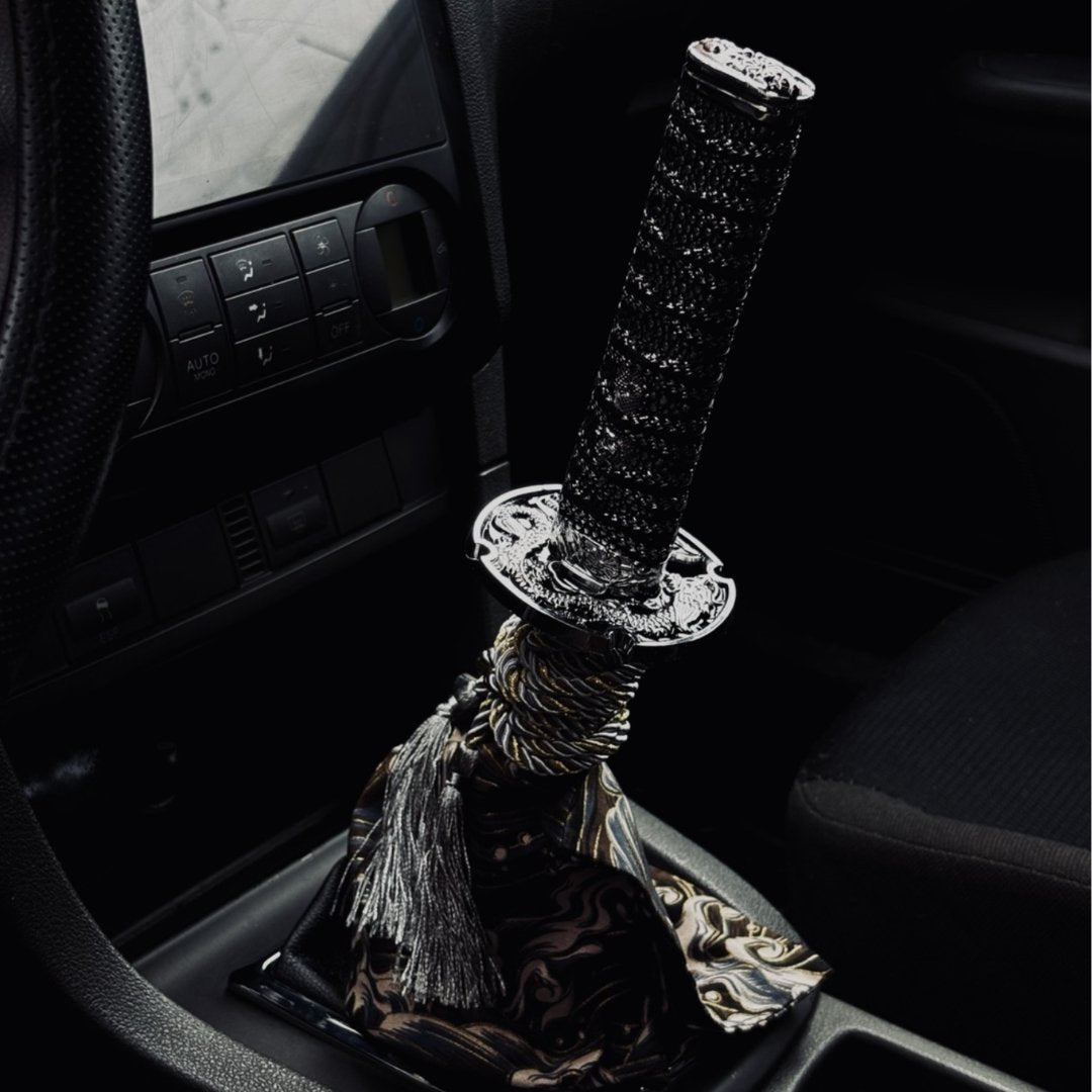 Universal Katana Gear Shift Lever – Samurai Sword Handle with 4 Adapters