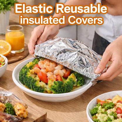 Aluminum Foil Heat Shield Covers – No Plastic 🥘