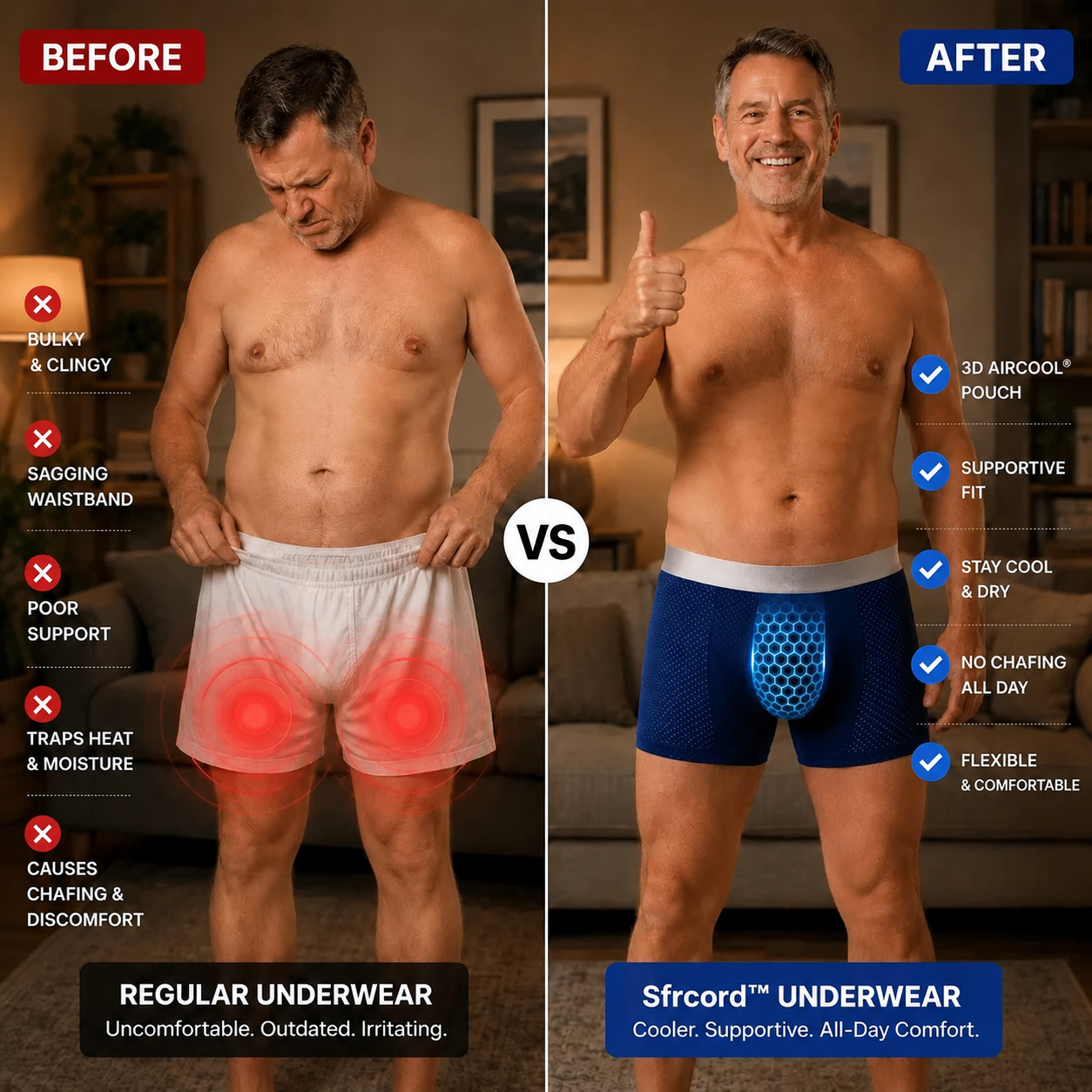 【Buy 3 Get 2 Free】-2026 HOT SALE🔥Sfrcord™ Premium Leakproof lceSilk Mesh Men's Boxer