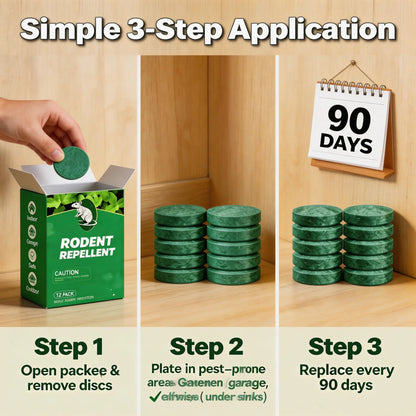 🌿✨ Natural Rodent Repellent Balls – Peppermint & Lemon Oil Pest Deterrent (12 Pack)