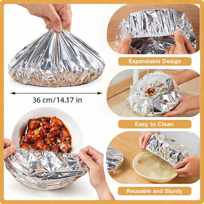 Aluminum Foil Heat Shield Covers – No Plastic 🥘